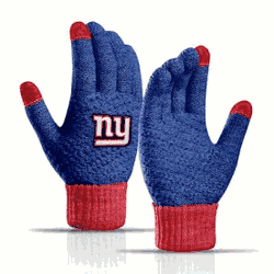 New York Giants Waffle Knit Glove
