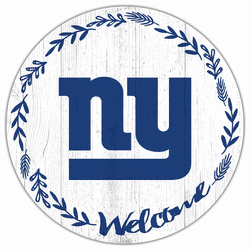 New York Giants Welcome 12in Circle