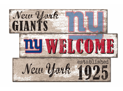 New York Giants Welcome 3 Plank