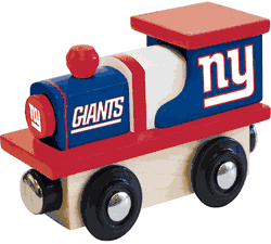 New York Giants Wood Train Engine