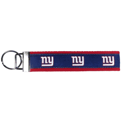 New York Giants Woven Wristlet Key Chain
