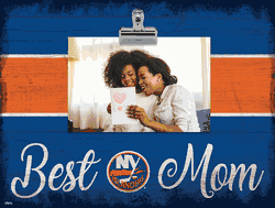 New York Islanders 10" x 8" Best Mom with Stripe Clip Frame