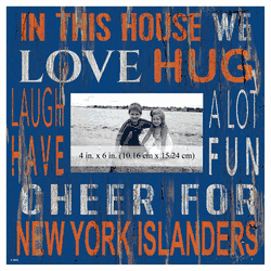 New York Islanders 10x10 In This House Frame Sign