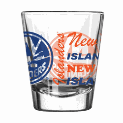 New York Islanders 2oz Spirit Shot Glass