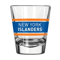 New York Islanders 2oz Stripe Shot Glass