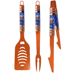 New York Islanders 3 pc Color BBQ Tool Set