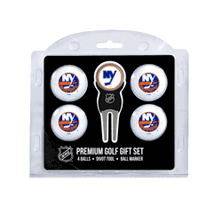 New York Islanders 4 Ball Gift Set + Divot Tool & Marker