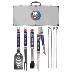 New York Islanders 8 pc Logo BBQ Set