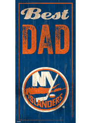 New York Islanders Best Dad 6x12 Sign