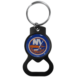 New York Islanders Bottle Opener Key Chain, Black