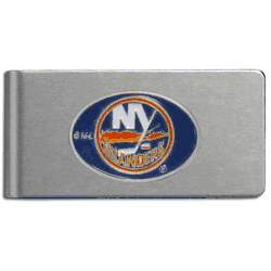 New York Islanders Brushed Metal Money Clip