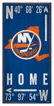 New York Islanders Coordinate 6x12 Sign