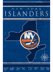 New York Islanders Coordinates 17x26