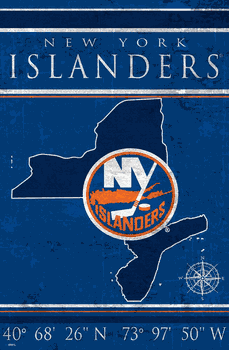 New York Islanders Coordinates 17x26