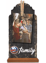 New York Islanders Family Clothespin 6x12