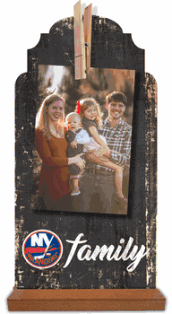 New York Islanders Family Clothespin 6x12