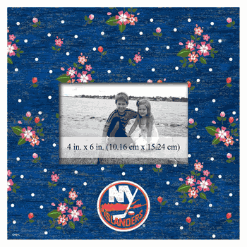 New York Islanders Floral 10x10 Frame