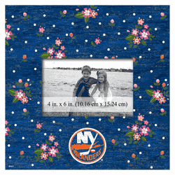 New York Islanders Floral 10x10 Frame
