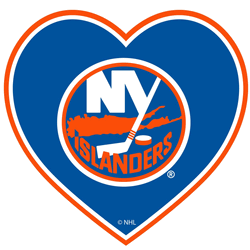 New York Islanders Heart Decal