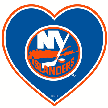 New York Islanders Heart Decal