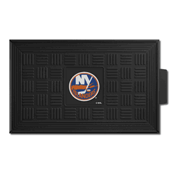 New York Islanders Heavy Duty Vinyl Medallion Door Mat - 19.5in. x 31in.