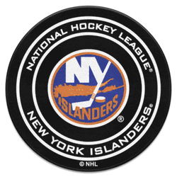 New York Islanders Hockey Puck Rug - 27in. Diameter