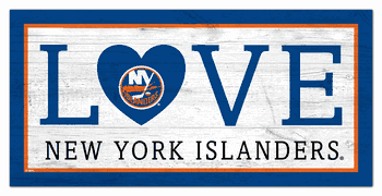 New York Islanders Love 6x12 Sign