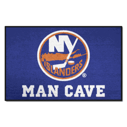 New York Islanders Man Cave Starter Mat Accent Rug - 19in. x 30in.