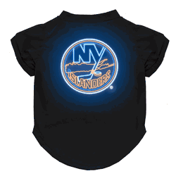 New York Islanders Neon Pet T-Shirt, Large