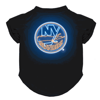New York Islanders Neon Pet T-Shirt, Medium