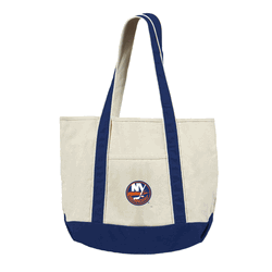 New York Islanders NHL Canvas Tote with Colored Strap