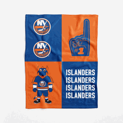 New York Islanders NHL Domino Swaddle Blanket 40x50 inches