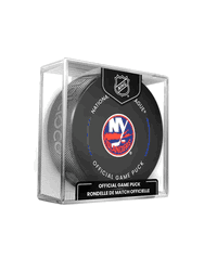 New York Islanders NHL Hockey Official Game Puck IN CUBE
