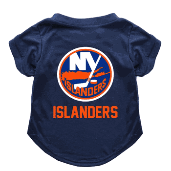 New York Islanders Pet T-Shirt Large
