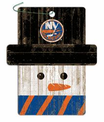 New York Islanders Snowman Ornament