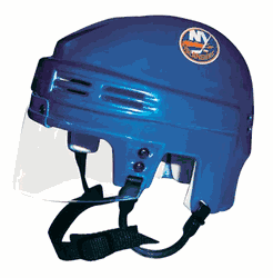 New York Islanders SportStar NHL Hockey Player Mini Helmet - Blue