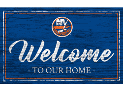New York Islanders Team Color Welcome 11x19 Sign