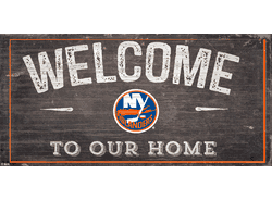 New York Islanders Welcome Distressed 6x12