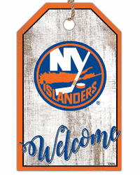 New York Islanders Welcome Team Tag 11x19 Sign