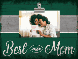New York Jets 10" x 8" Best Mom with Stripe Clip Frame