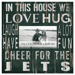 New York Jets 10x10 In This House Frame