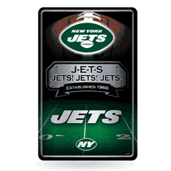 New York Jets  11" x 17" Metal Home Dcor Sign