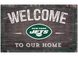 New York Jets 11x19 Welcome to our Home Sign