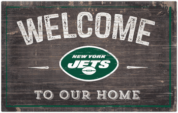 New York Jets 11x19 Welcome to our Home Sign