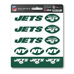 New York Jets 12 Count Mini Decal Sticker Pack