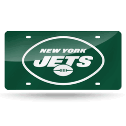 New York Jets  12" x 6" Laser Cut Tag For Car/Truck/SUV