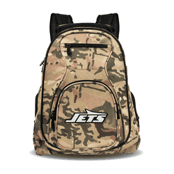 New York Jets 19" Premium Laptop Backpack, Camo