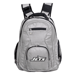 New York Jets 19" Premium Laptop Backpack, GRAY
