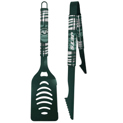 New York Jets 2 pc Color Tailgate BBQ Set