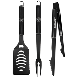 New York Jets 3 pc Monochromatic BBQ Set